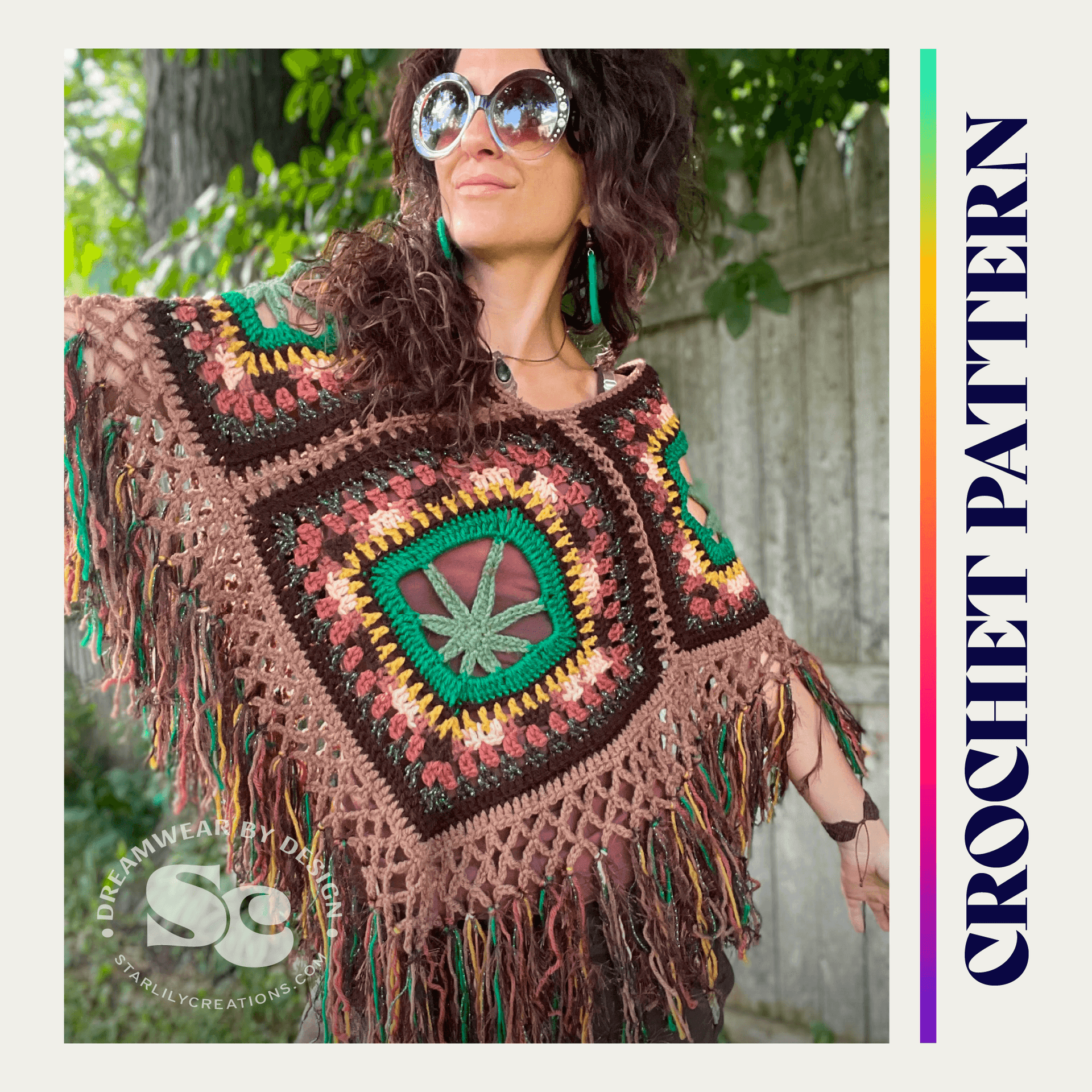 Mary Jane Poncho | CROCHET PATTERN – Starlily Creations