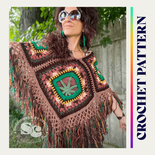 Mary Jane Poncho | CROCHET PATTERN