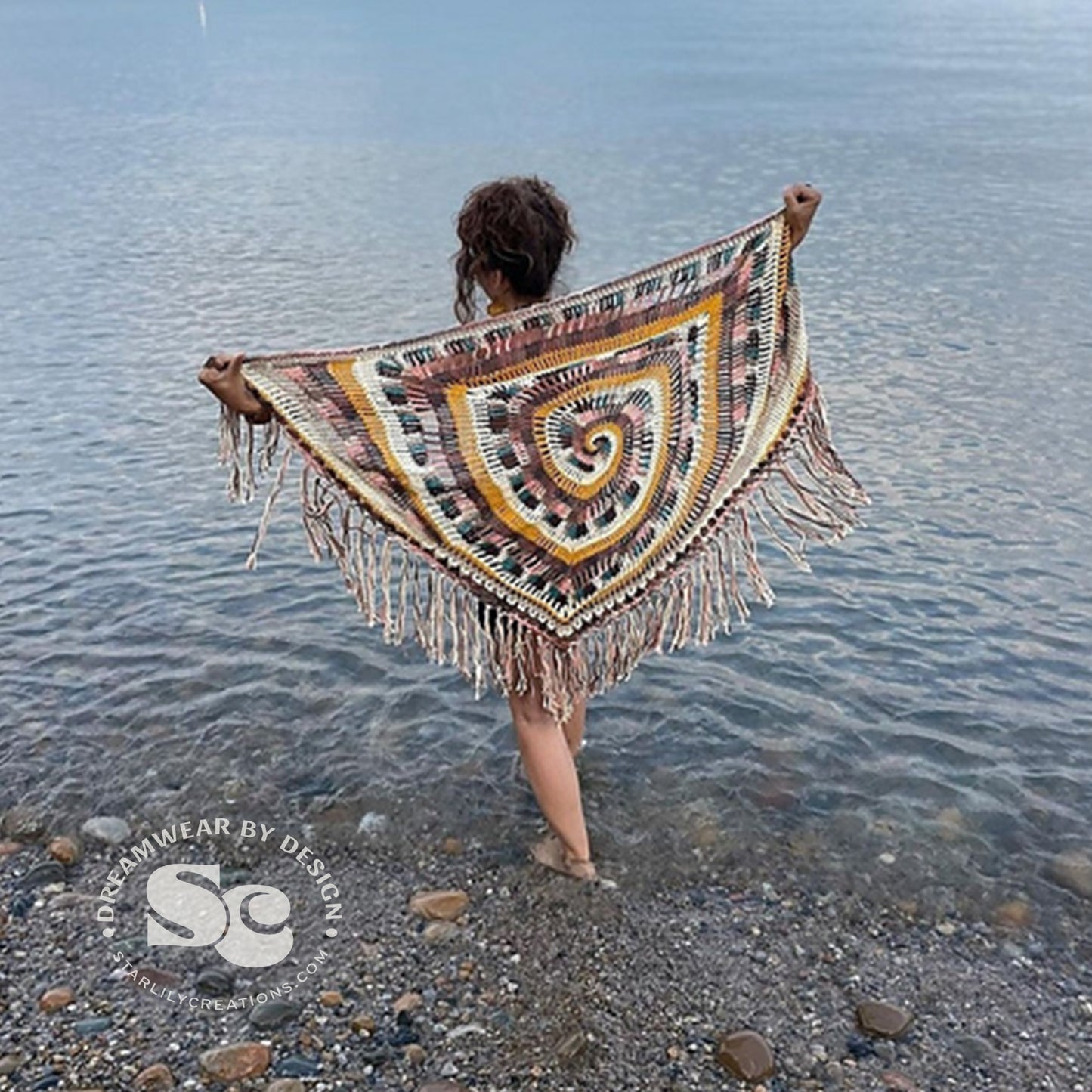 Mystic Spiral Shawl | CROCHET PATTERN