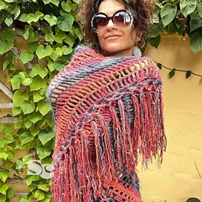 Mystic Spiral Shawl | CROCHET PATTERN