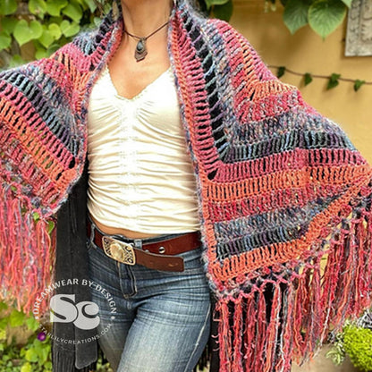 Mystic Spiral Shawl | CROCHET PATTERN