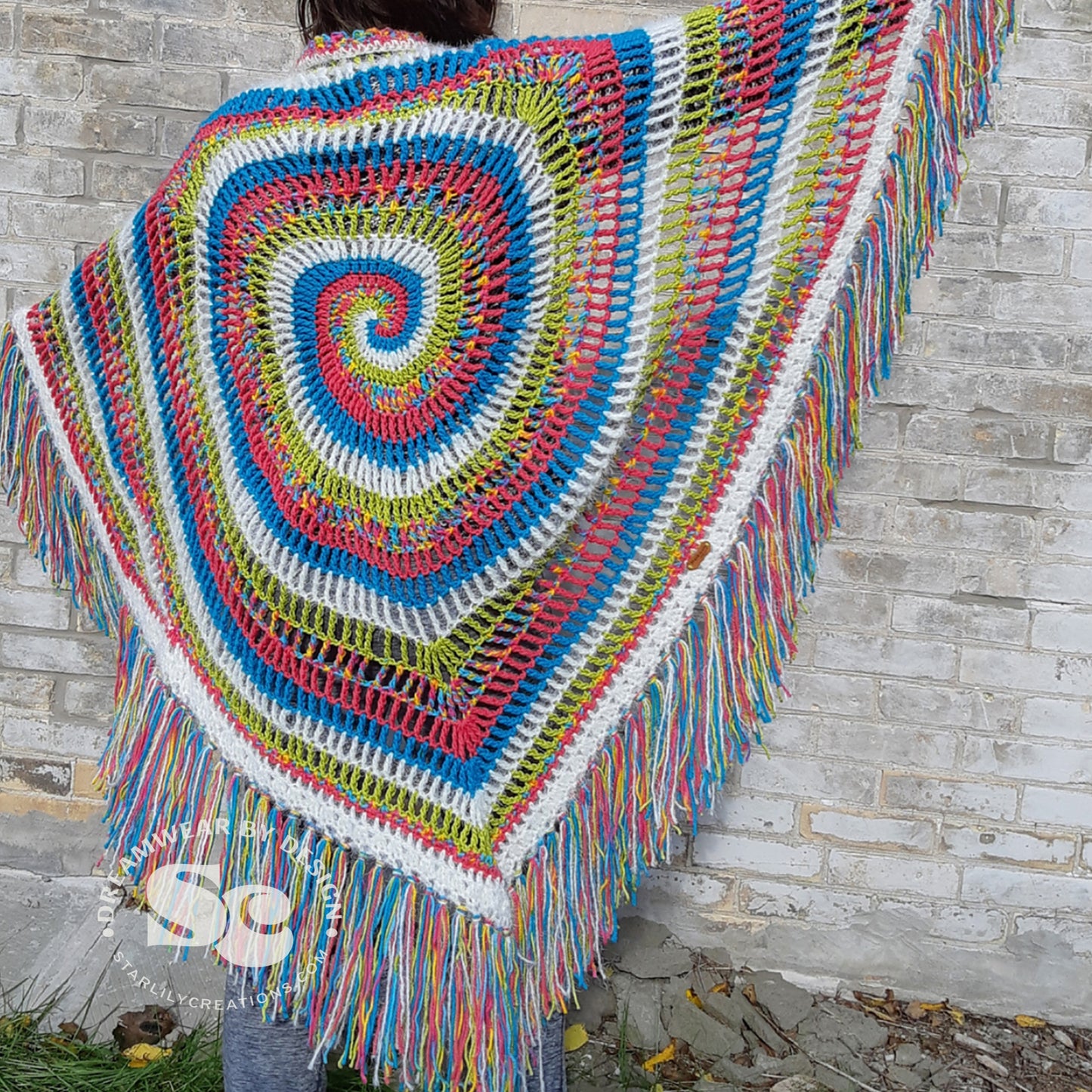 Mystic Spiral Shawl | CROCHET PATTERN