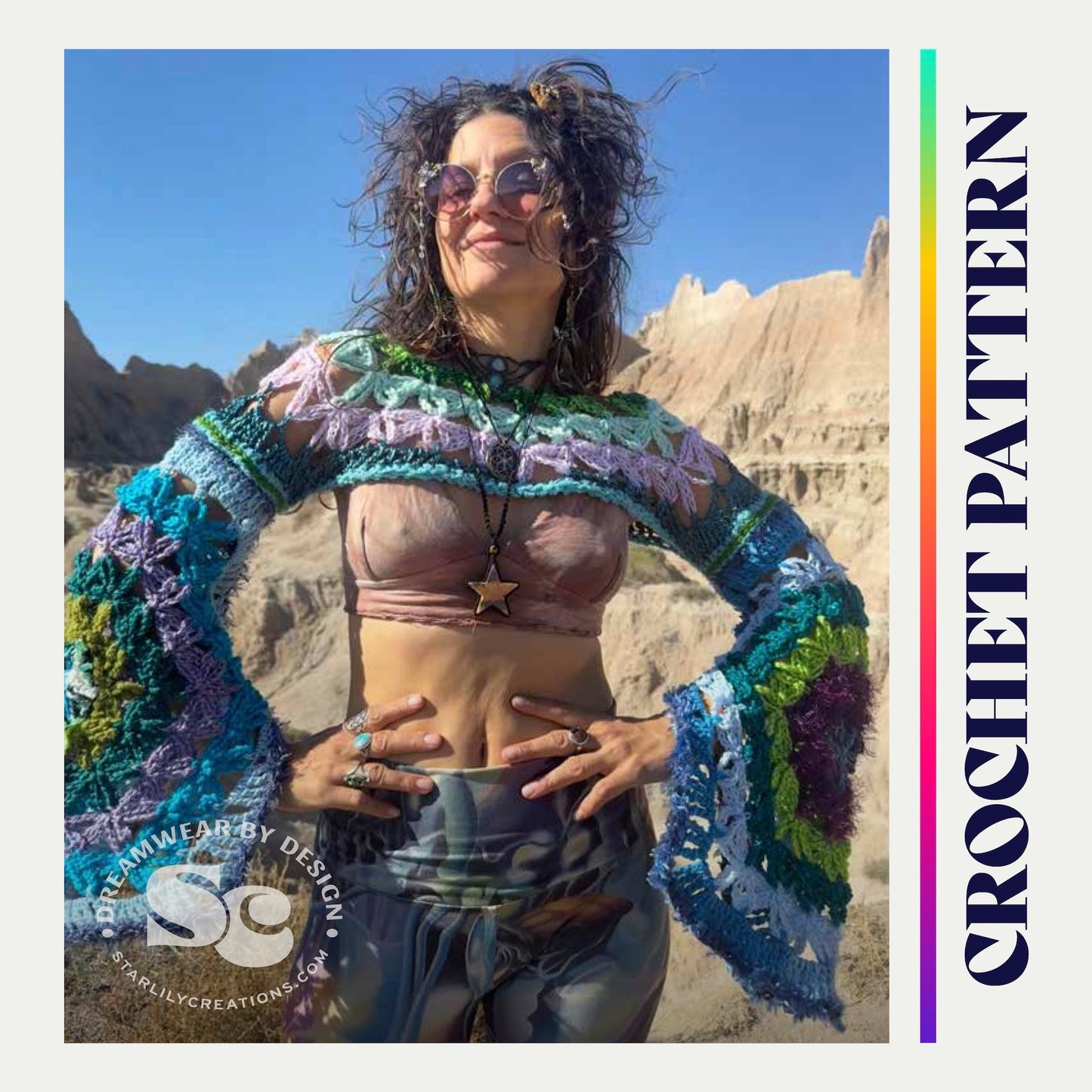 Flower of Life Shrug | CROCHET PATTERN
